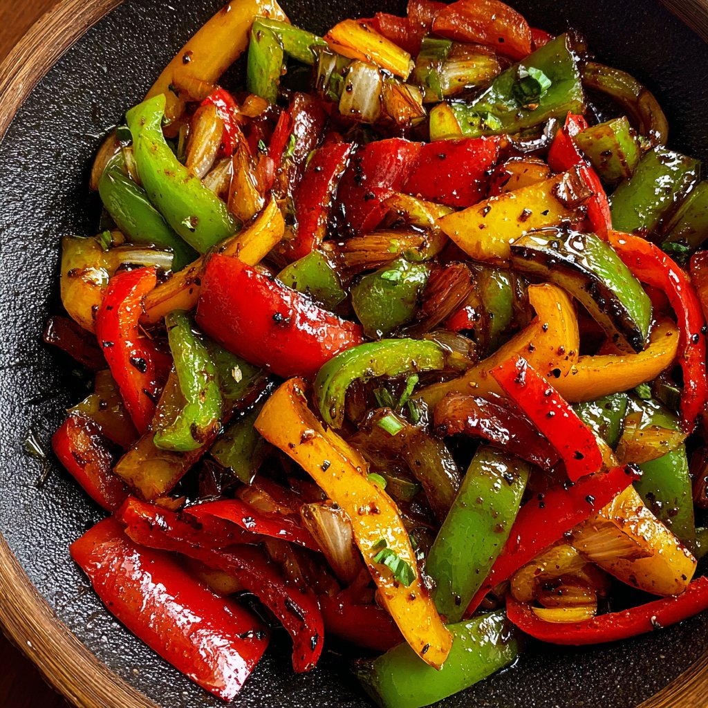 Mittagessen mit Gemüsepfanne und Reis