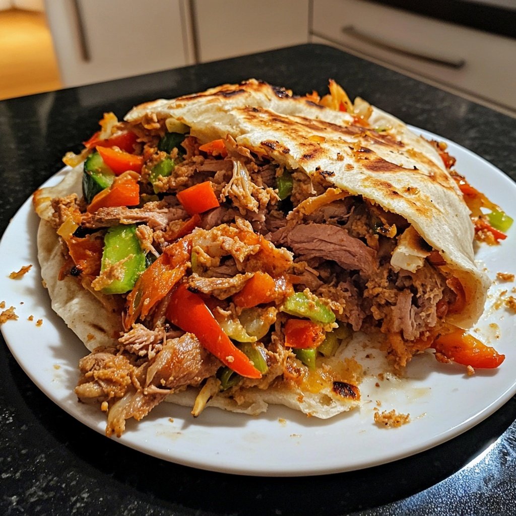 Klassischer Döner Kebab wie vom Imbiss