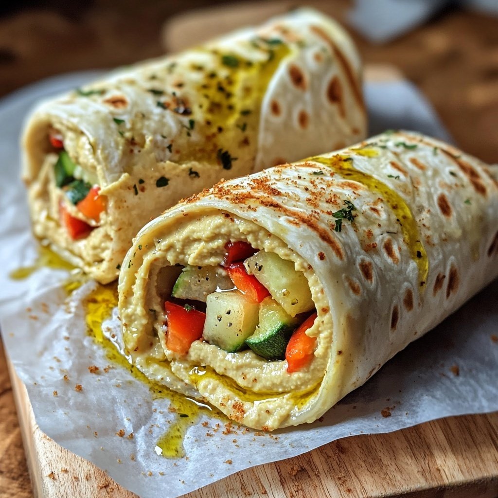 Wraps mit Hummus