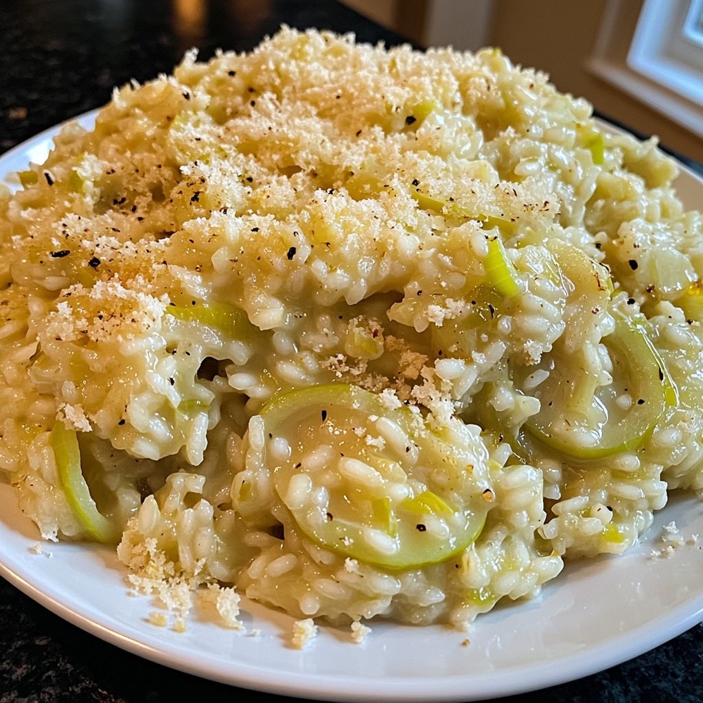 Risotto mit Lauch