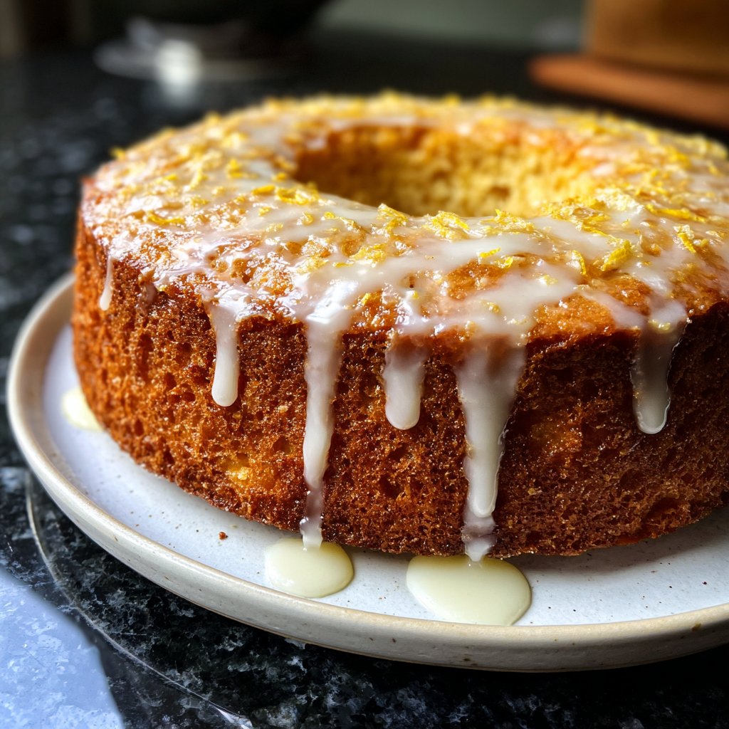 Zitronenkuchen mit Joghurt