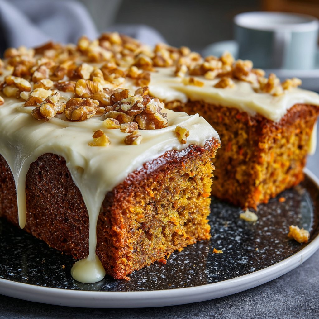 Karottenkuchen Saftig Vom Blech