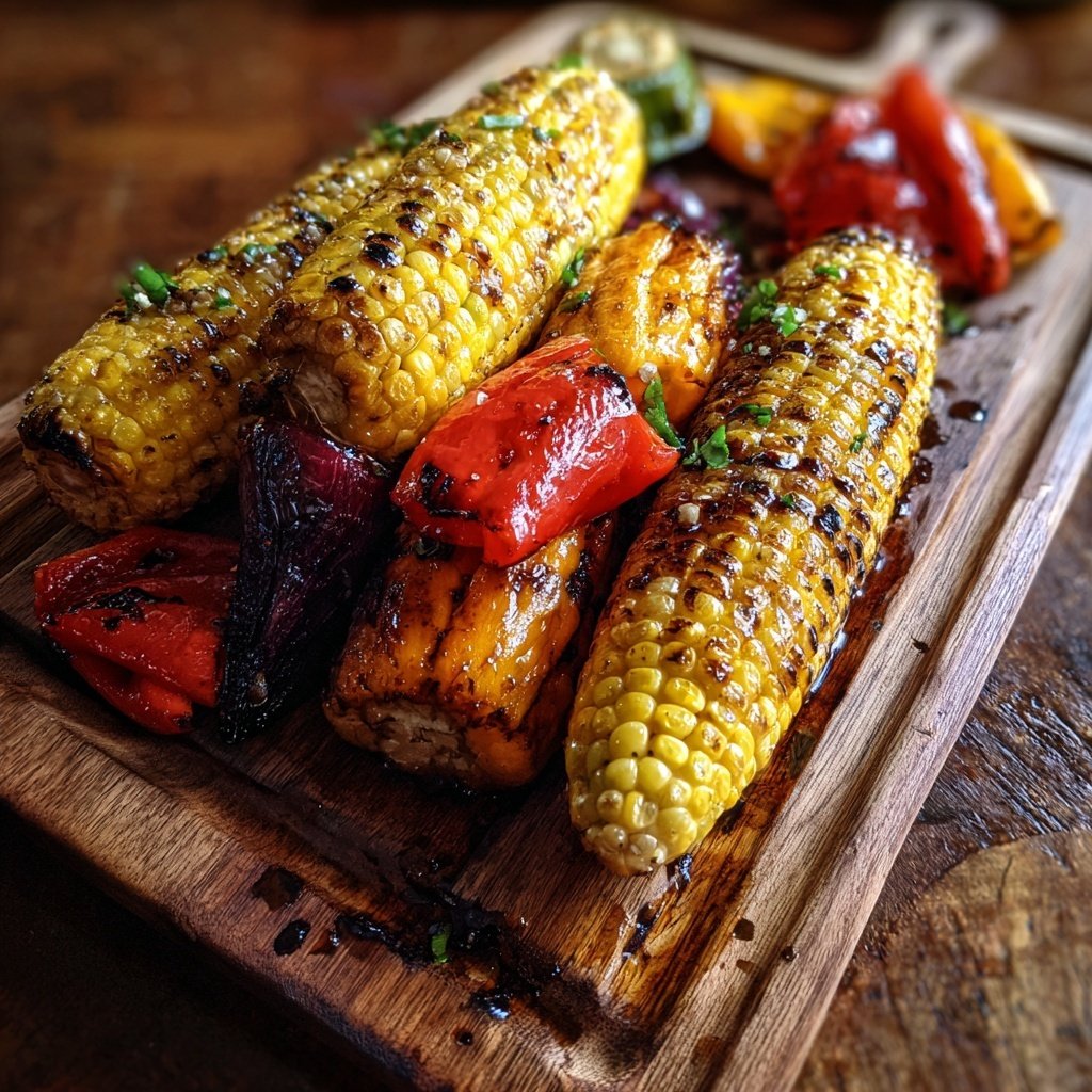 Grill Beilagen Mit Mais Und Paprika