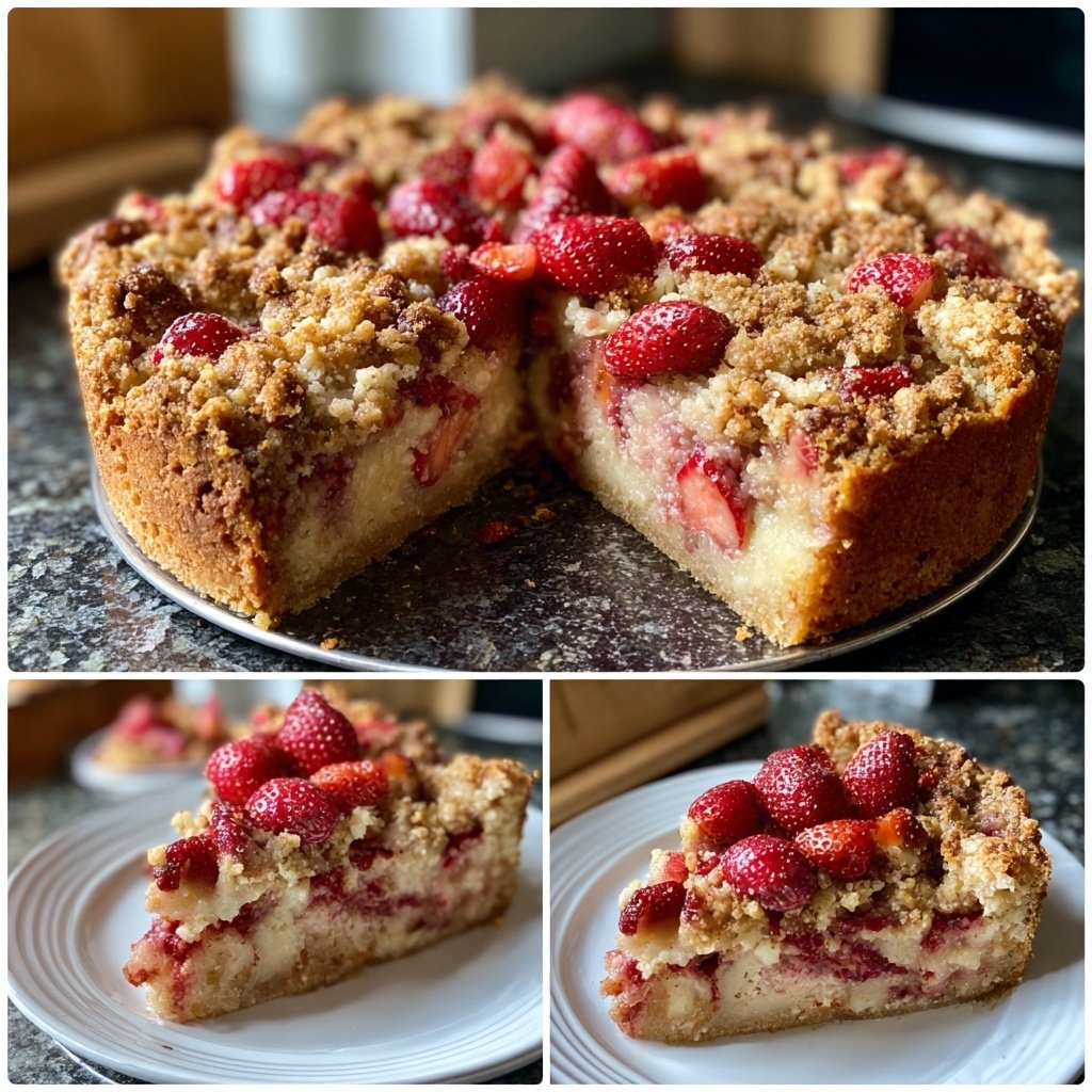 Streuselkuchen Mit Erdbeeren