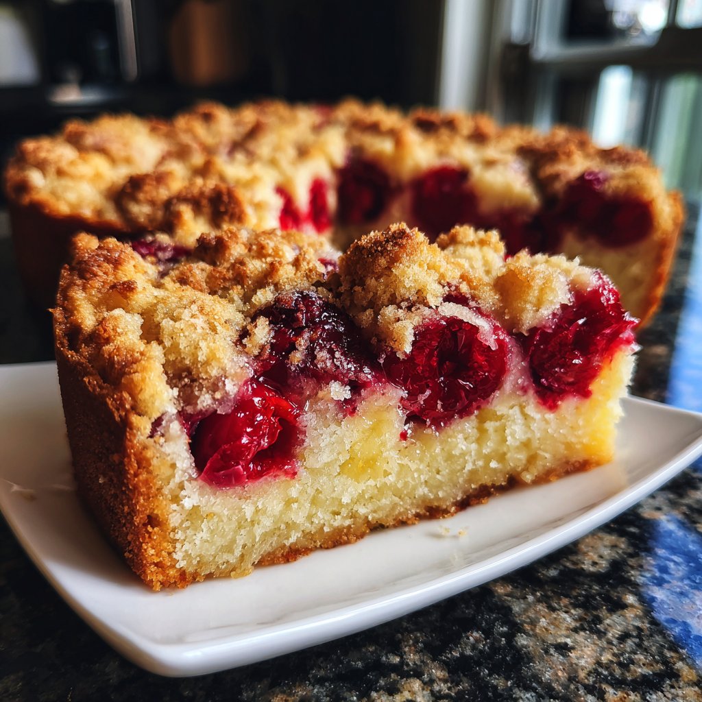 Streuselkuchen Mit Kirschen